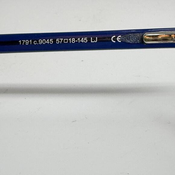 Prodesign Denmark Eyeglasses 1791 c.9045 LJ Blue/Brown Frame 57[]18 145 H19934 - Picture 5 of 7